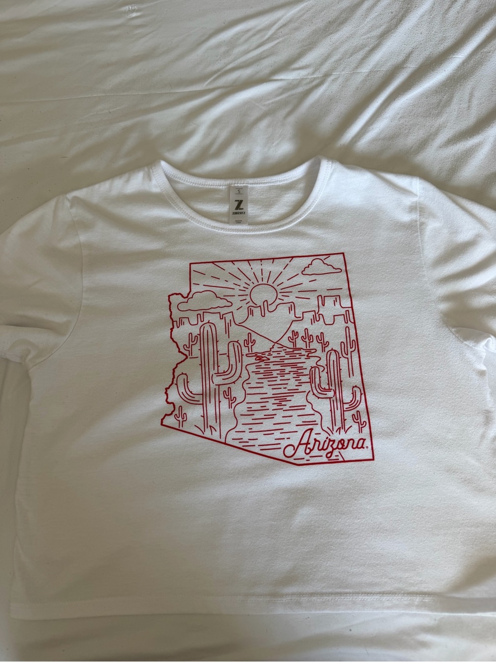 Arizona Graphic White Short Sleeve Tee